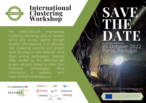 Save the Date - Workshop Internacional de Clustering MINE.THE.GAP
