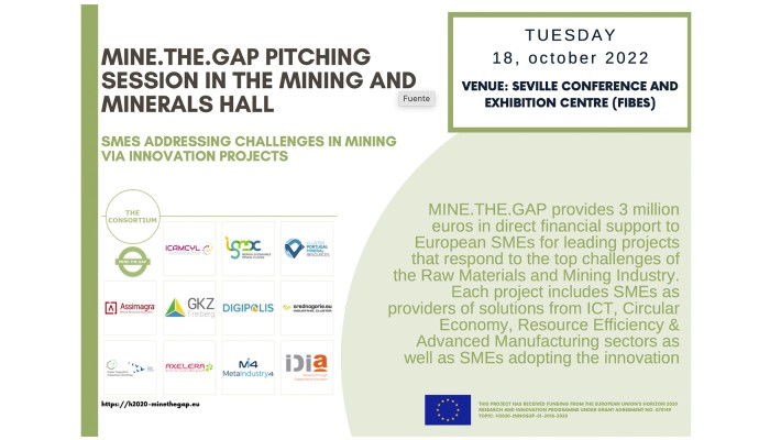 La Fundación ICAMCYL forma parte activa del programa oficial de actividades en el Metal Mining Hall 2022